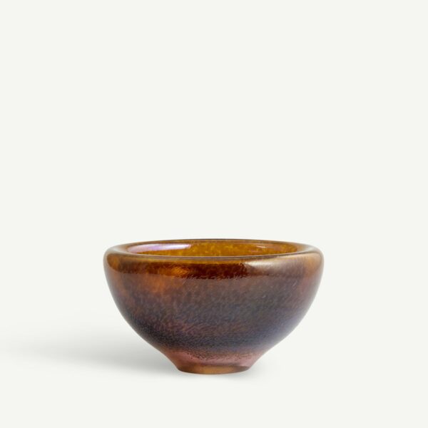 Kosta Boda Beans Skål gyllenbrun BV AC-21 Designer Bertil Vallien