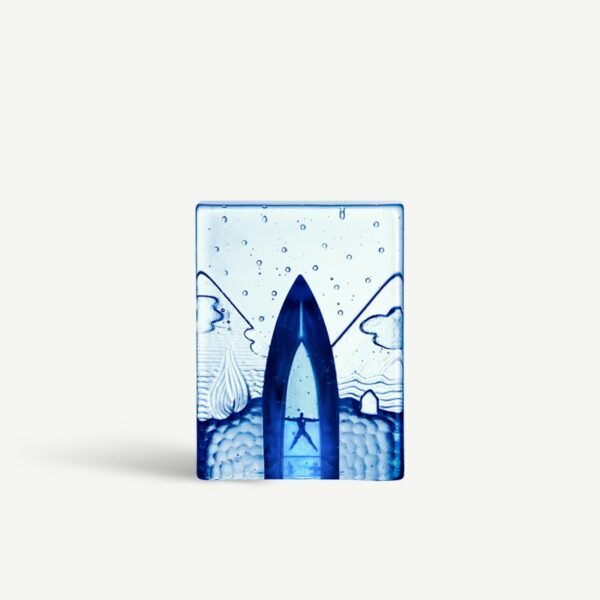 Kosta Boda Blues Skulptur Designer Bertil Vallien