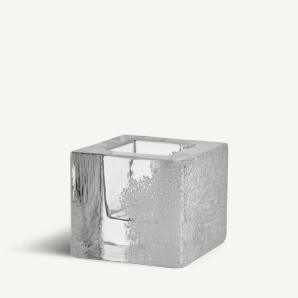 Kosta Boda Brick Ljuslykta vit Designer Anna Ehrner