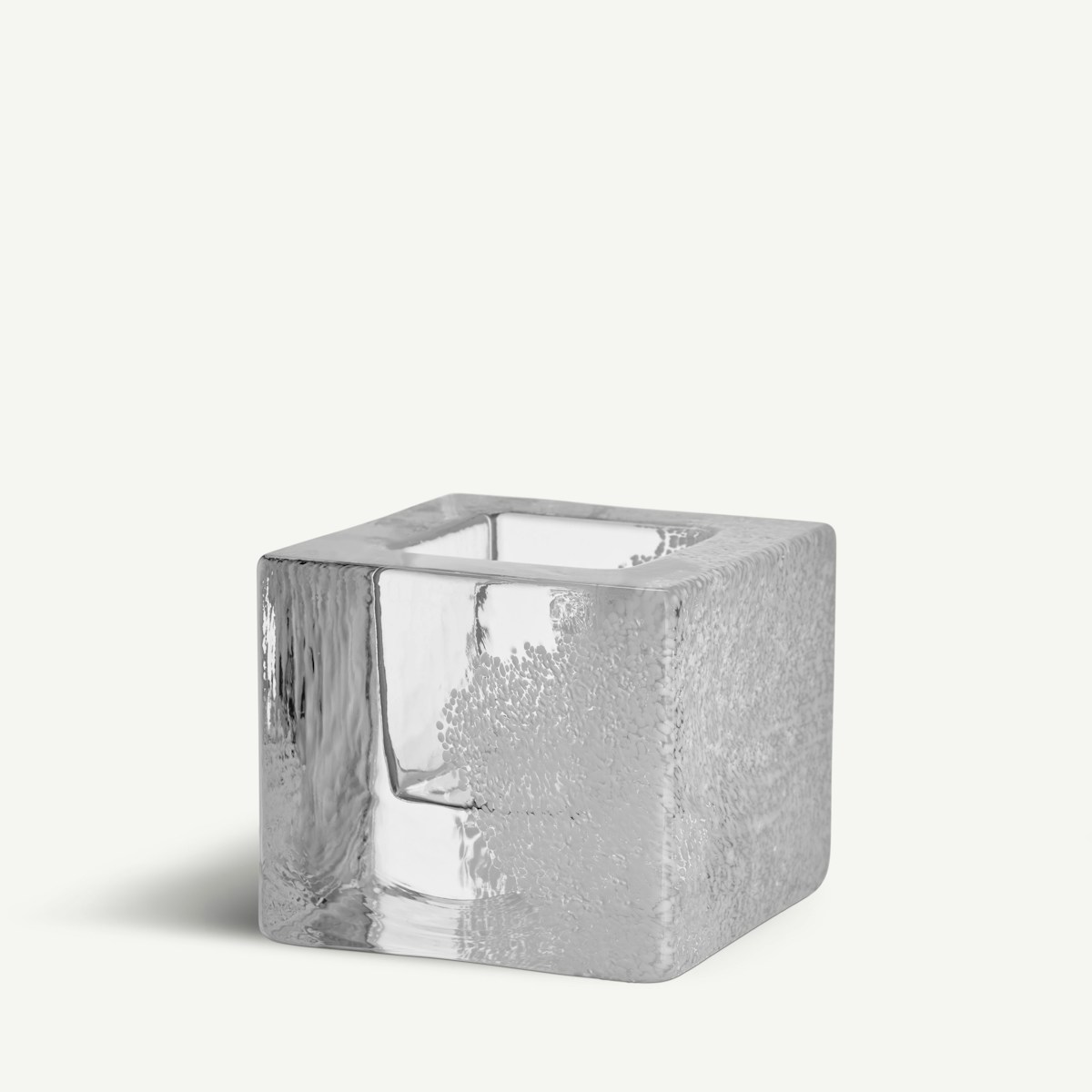 Kosta Boda Brick Ljuslykta vit Designer Anna Ehrner
