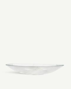 Kosta Boda - Contrast - Fat vit/vit Designer Anna Ehrner