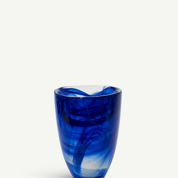 Kosta Boda Contrast Vas blå/blå Designer Anna Ehrner