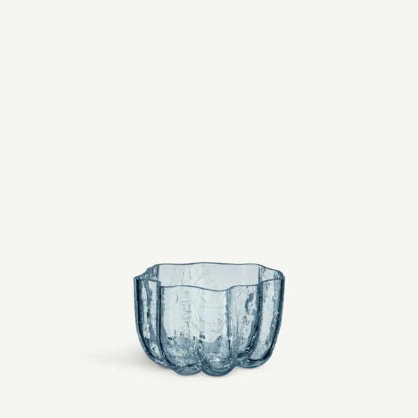 Kosta Boda Crackle Ljuslykta cirkulär Designer Åsa Jungnelius