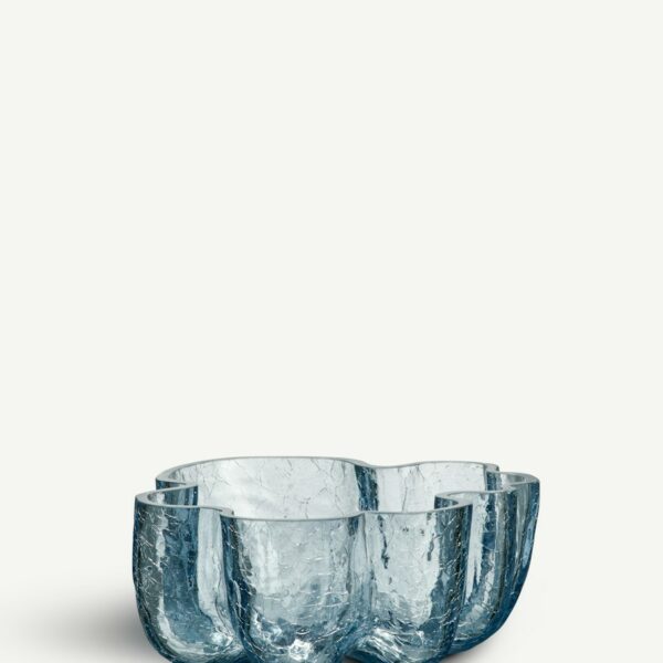 Kosta Boda Crackle Skål cirkulärt glas Designer Åsa Jungnelius