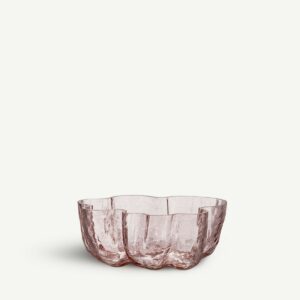 Kosta Boda - Crackle - Skål rosa Designer Åsa Jungnelius