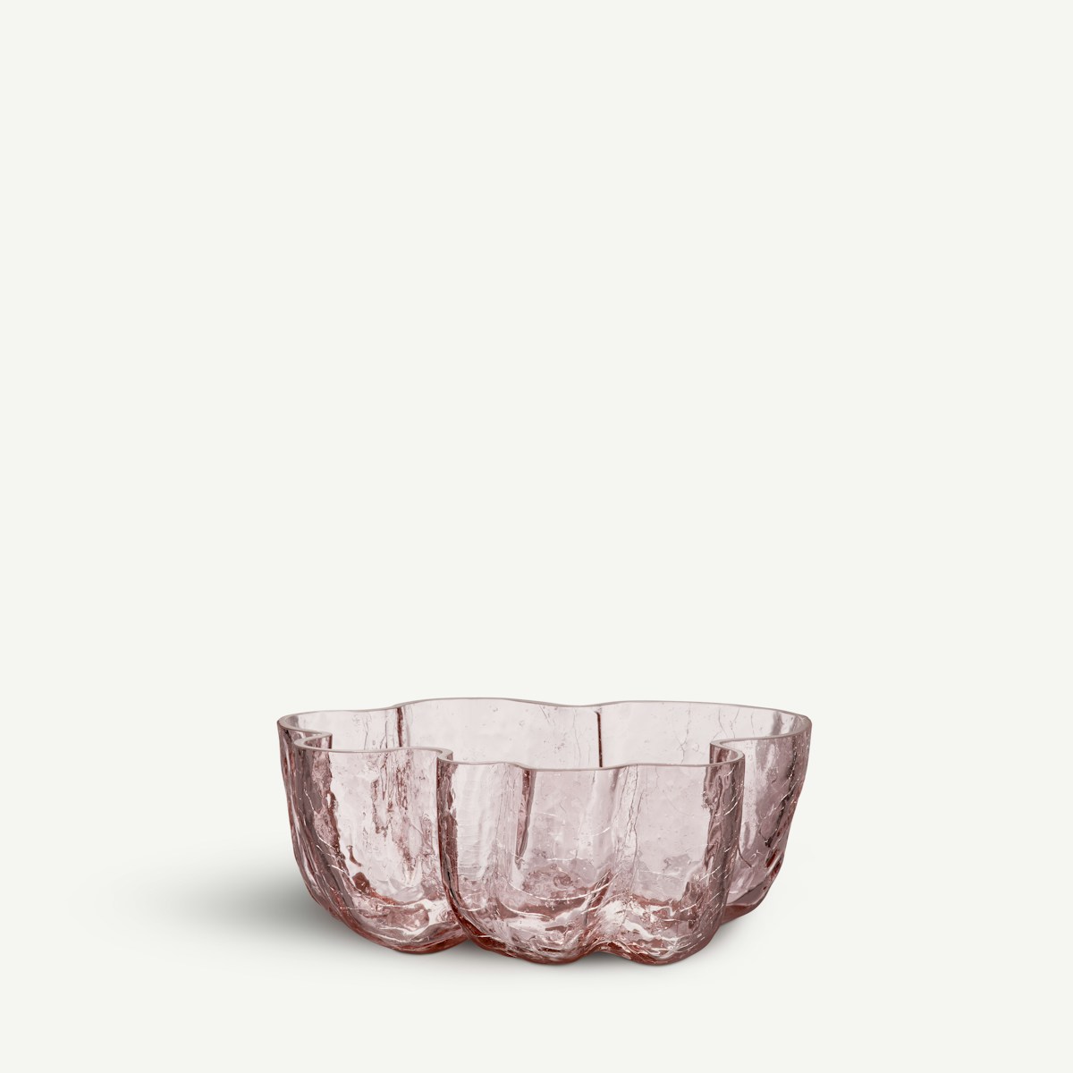 Kosta Boda Crackle Skål rosa Designer Åsa Jungnelius