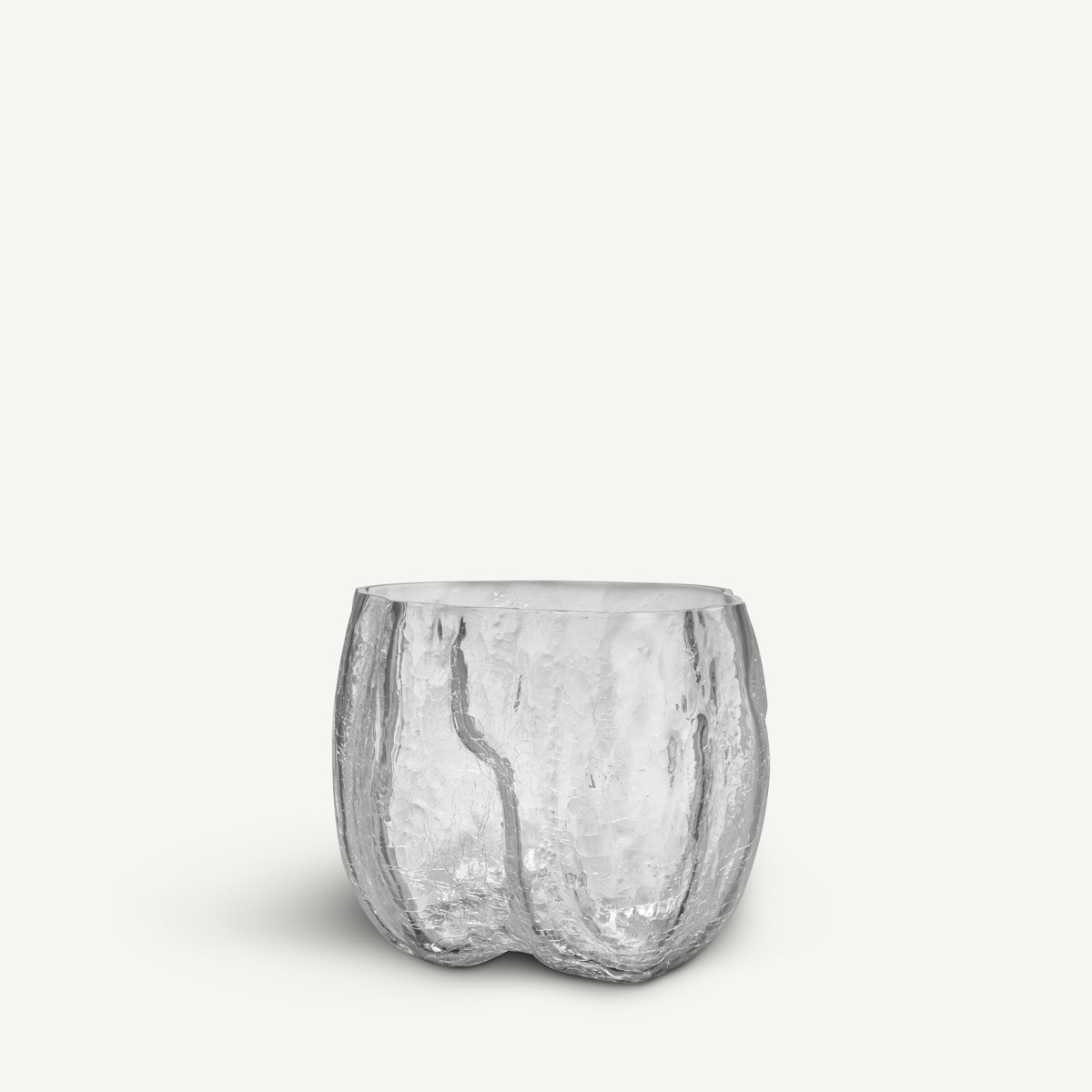 Kosta Boda Crackle Vas 17,5 cm Designer Åsa Jungnelius