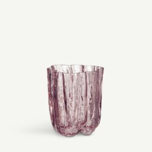 Kosta Boda - Crackle - Vas rosa 12,1 cm Designer Åsa Jungnelius