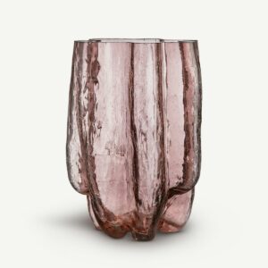 Kosta Boda - Crackle - Vas rosa 37 cm Designer Åsa Jungnelius