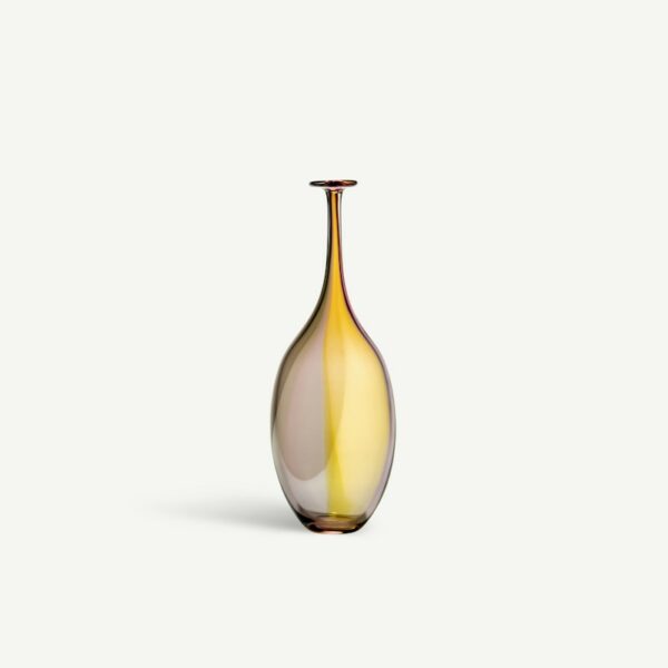 Kosta Boda Fidji Flaska multifärgad H 36,5 cm Designer Kjell Engman