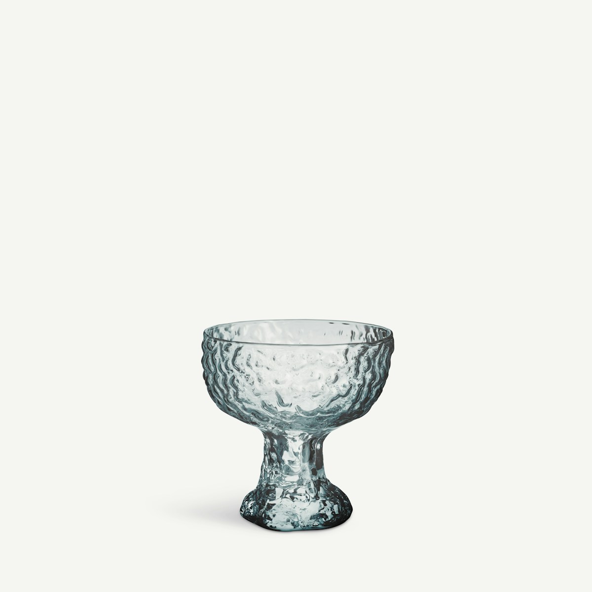 Kosta Boda Moss Champagneglas Coupe cirkulär 35 cl Designer Åsa Jungnelius