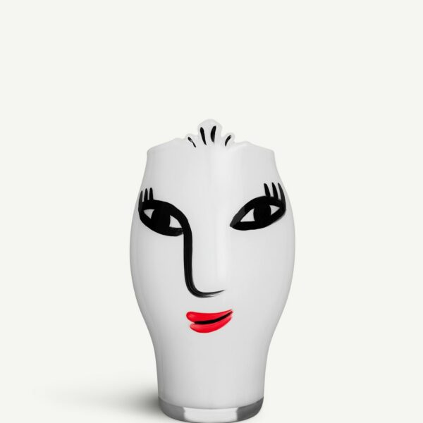 Kosta Boda Open Minds Vas Open mind vit Designer Ulrica Hydman Vallien