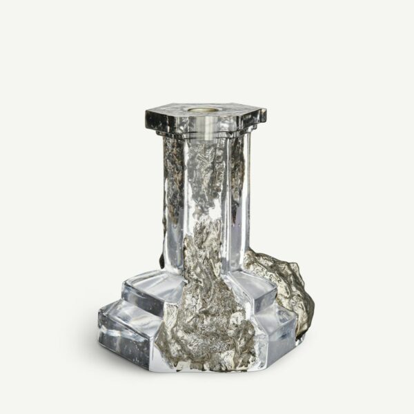 Kosta Boda Rocky Baroque Ljusstake glossy glaze 17,5 cm Designer Hanna Hansdotter