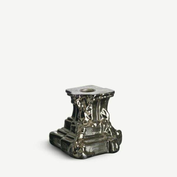 Kosta Boda Rocky Baroque Ljusstake glossy glaze 9,5 cm Designer Hanna Hansdotter