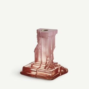 Kosta Boda - Rocky Baroque - Ljusstake spicy rose 15 cm Designer Hanna Hansdotter