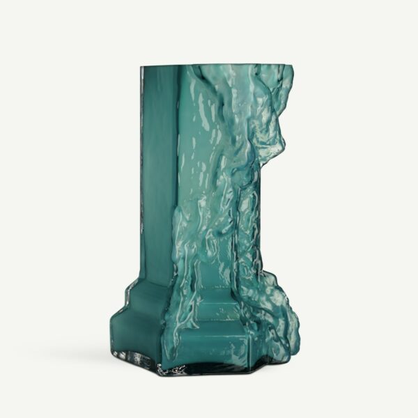 Kosta Boda Rocky Baroque Vas chrysocolla Designer Hanna Hansdotter
