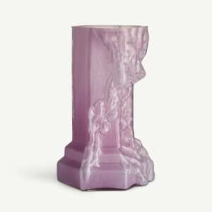 Kosta Boda - Rocky Baroque - Vas cool pink Designer Hanna Hansdotter