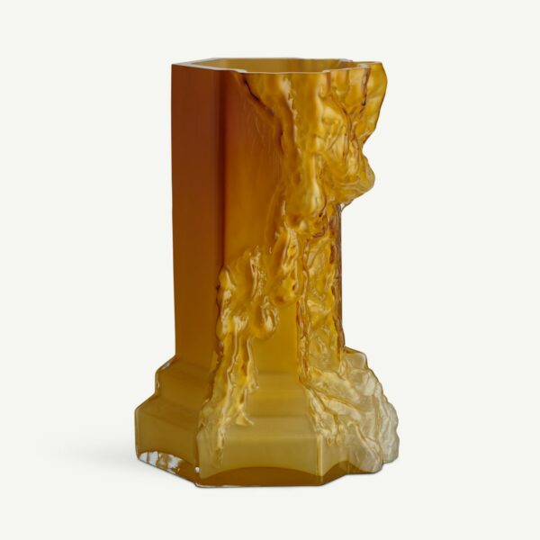 Kosta Boda Rocky Baroque Vas honey Designer Hanna Hansdotter