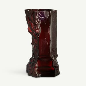 Kosta Boda - Rocky Baroque - Vas oxblood Designer Hanna Hansdotter