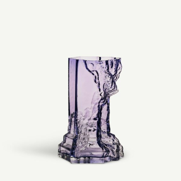 Kosta Boda Rocky Baroque Vas violett Designer Hanna Hansdotter