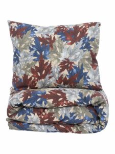 Kosta Linnewäfveri – Brene Satin vinröd 150 x 210, bäddset