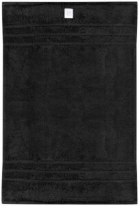 Kosta Linnewäfveri – frotté 600 g svart 50 x 70, handduk