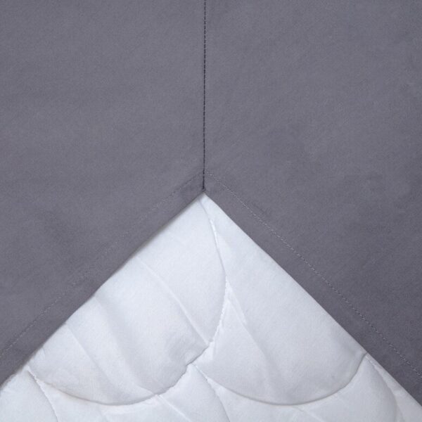 Kosta Linnewäfveri Kuvertlakan Percale Mörkgrå 105x200