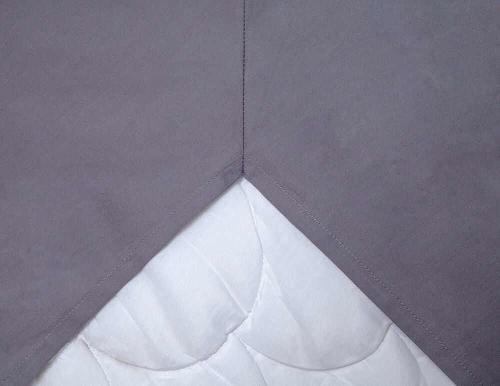 Kosta Linnewäfveri Kuvertlakan Percale Mörkgrå 180x200