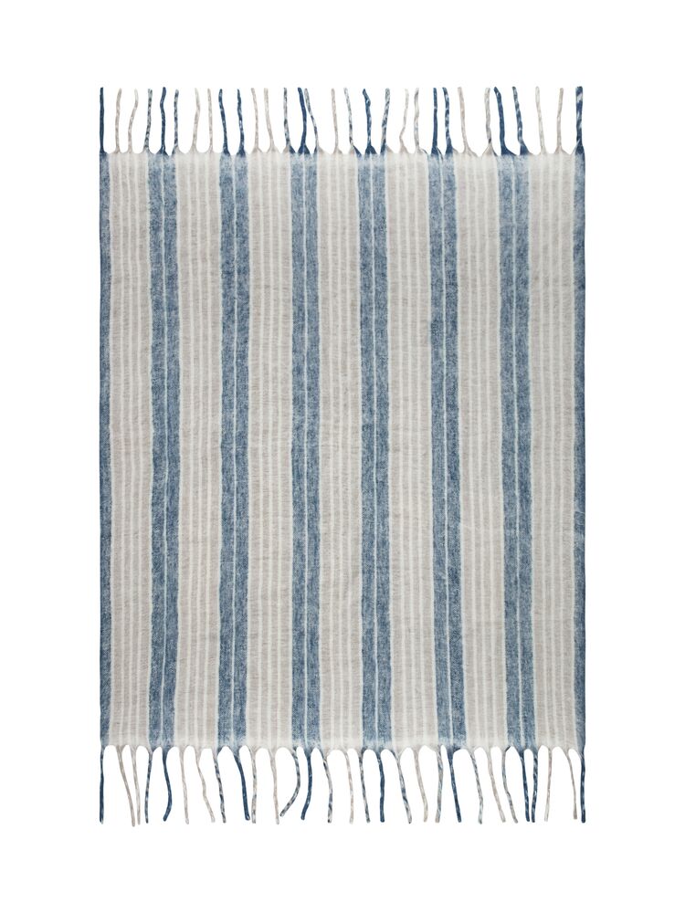 Kosta Linnewäfveri Pläd Tanum Blå 130x170 cm