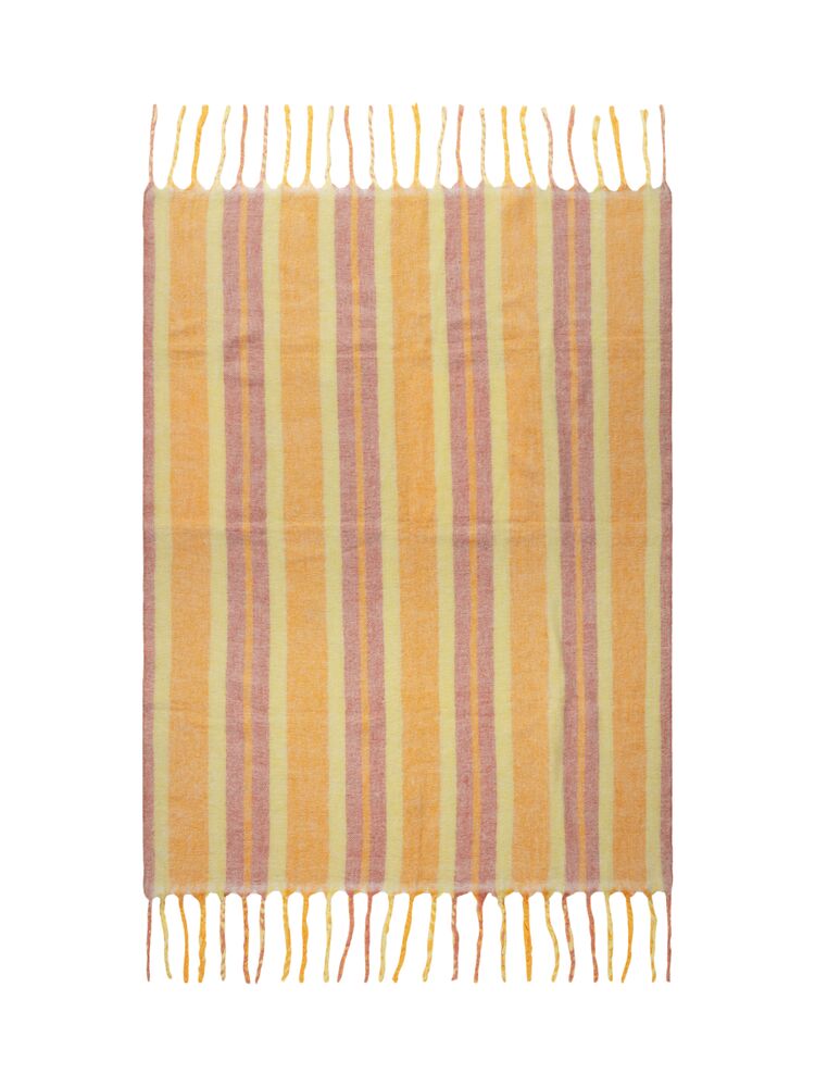 Kosta Linnewäfveri Pläd Vallvik Orange 130x170 cm