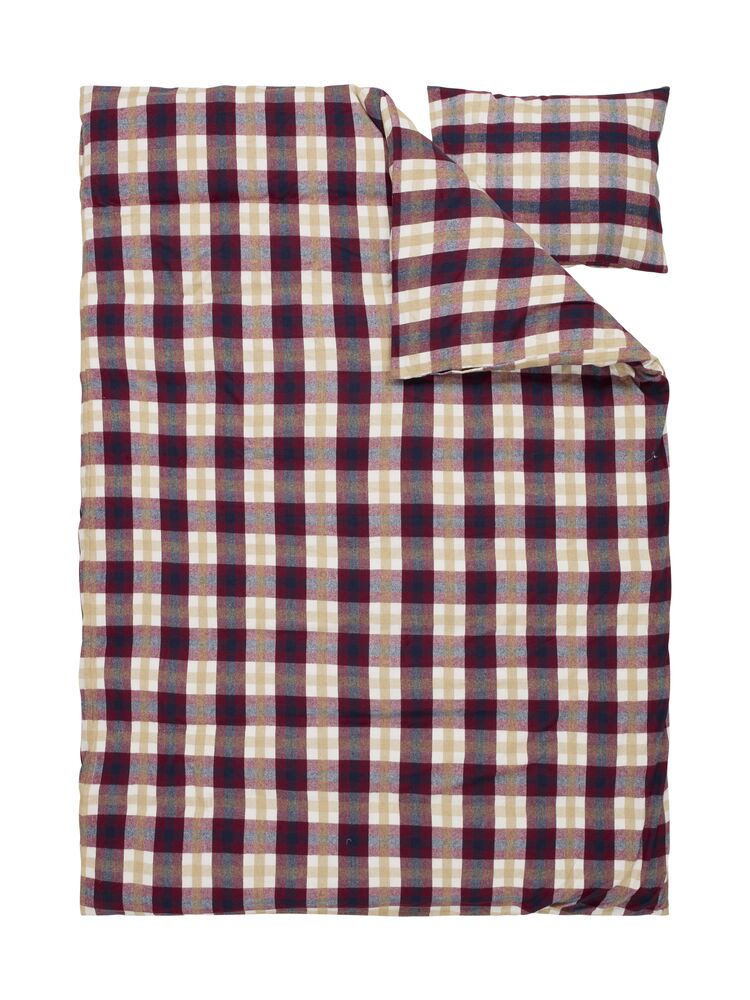 Lord Nelson Bäddset Hedekas Flanell Röd 150x210
