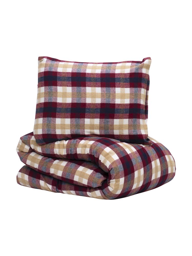 Lord Nelson Bäddset Hedekas Flanell Röd 150x210