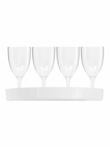 Lord Nelson - Glas och bricka neutral Transparent
