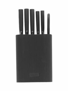 Lord Nelson – knivset, 7 delar med knivblock svart