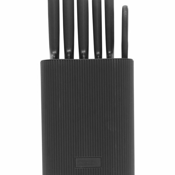 Lord Nelson Knivset, 7 delar med knivblock Svart