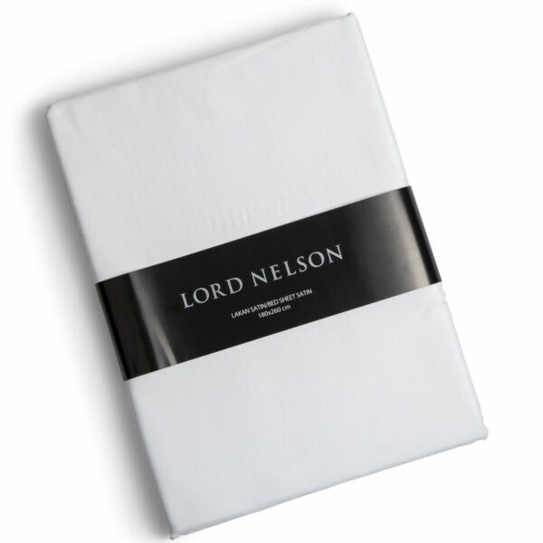 Lord Nelson Örngott & Underlakan Satin Vit 180x260
