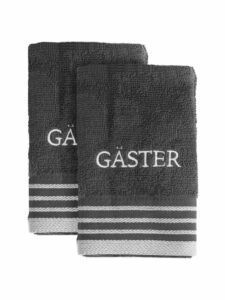 Lord Nelson Victory – Gäster 2-pack mörkgrå 40 x 60 cm, handduk
