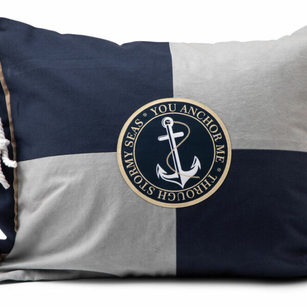 Lord Nelson Victory Kuddfodral Barsebäck Marin/Grå 50x60 cm