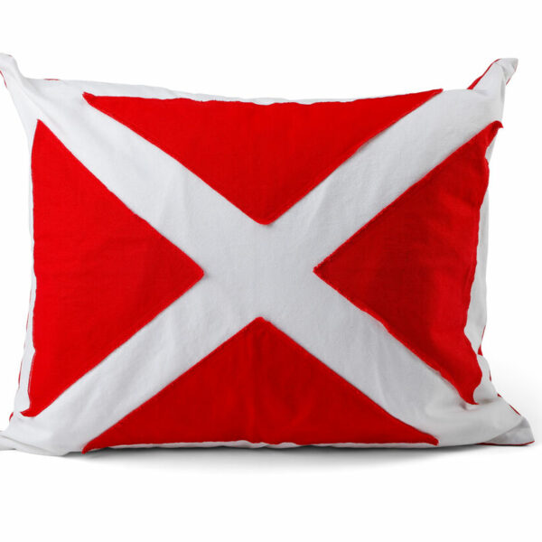 Lord Nelson Victory Kuddfodral Bjärred Röd 50x60 cm