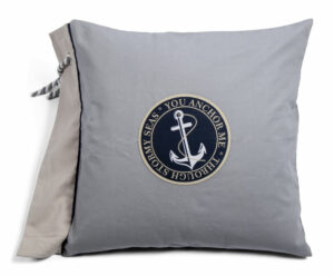 Lord Nelson Victory Kuddfodral Enfärgad Grå 50x63 cm