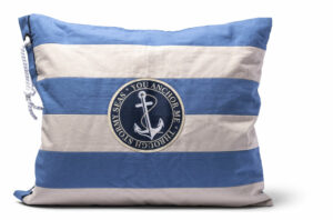 Lord Nelson Victory Kuddfodral Rand Denimblå 50x60 cm