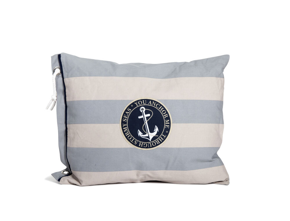 Lord Nelson Victory Kuddfodral Rand Grå 50x60 cm