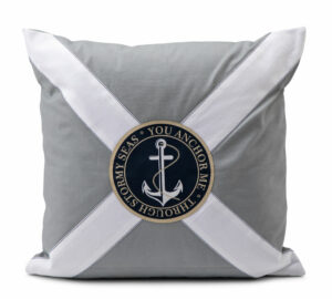 Lord Nelson Victory – kuddfodral Vidar grå 50 x 50 cm
