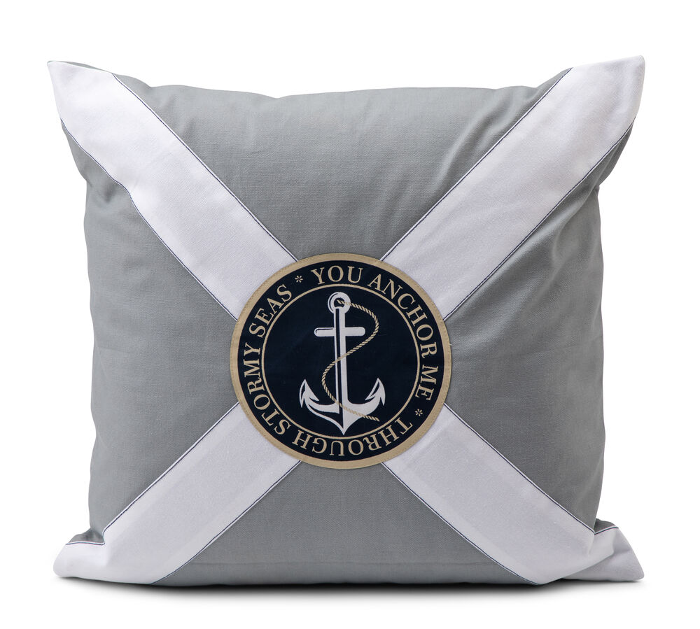 Lord Nelson Victory Kuddfodral Vidar Grå 50x50 cm