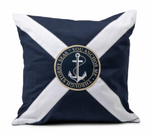 Lord Nelson Victory – kuddfodral Vidar marinblå 50 x 50 cm