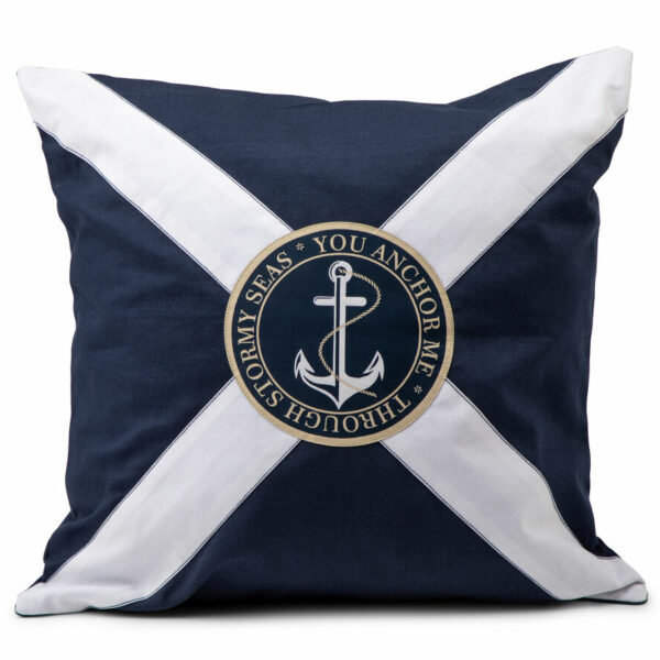 Lord Nelson Victory Kuddfodral Vidar Marinblå 50x50 cm