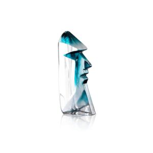 Målerås - Masq - Masqulin blå Konstglas H 14 cm Designer Mats Jonasson