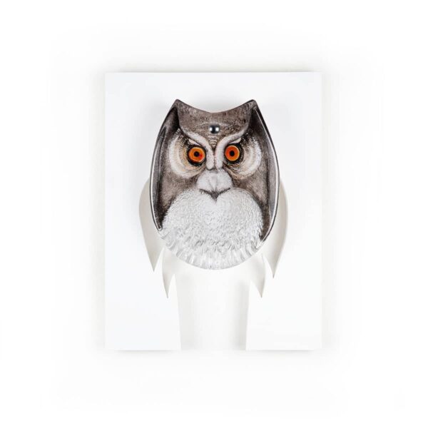 Målerås - Väggtavla - Bubo Ltd Ed 49 ex Konstglas Designer Mats Jonasson