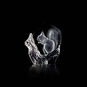 Målerås - Wildlife - Ekorre Konstglas Designer Mats Jonasson