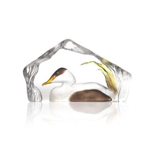 Målerås - Wildlife målad - Ejder Konstglas Designer Mats Jonasson